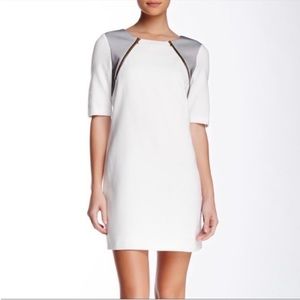 Trina Turk Milena Mesh Point Elbow Sleeve Dress Size 0